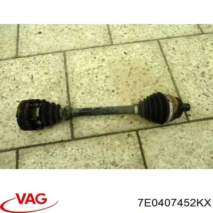 Comprar 7E0407452KX VAG Semieje delantero derecho