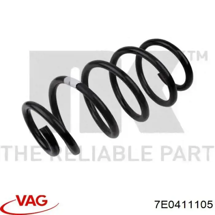 Comprar 7E0411105 VAG Muelle delantero