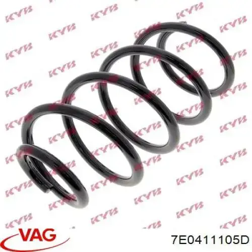 Comprar 7E0411105D VAG Muelle delantero