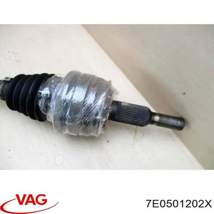 Semieje trasero derecho 7E0501202 VAG