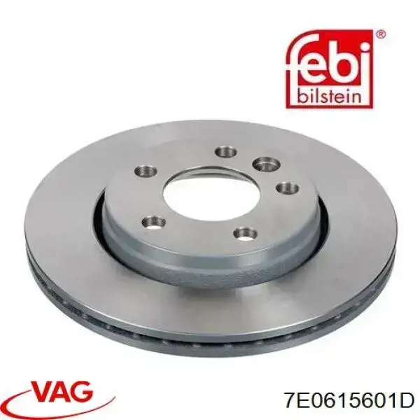 Frenos traseros VAG 7E0615601D