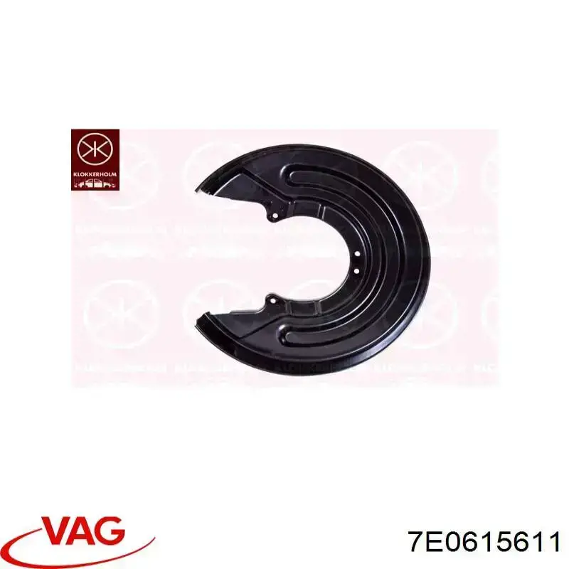 Comprar 7E0615611 VAG Protector de disco de freno trasero