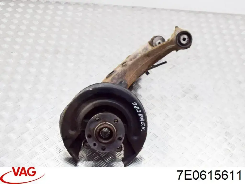 Protector de disco de freno trasero 7E0615611 VAG