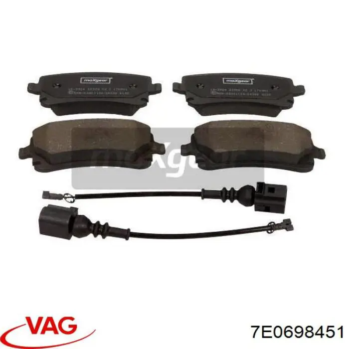 Pastillas traseras VAG 7E0698451