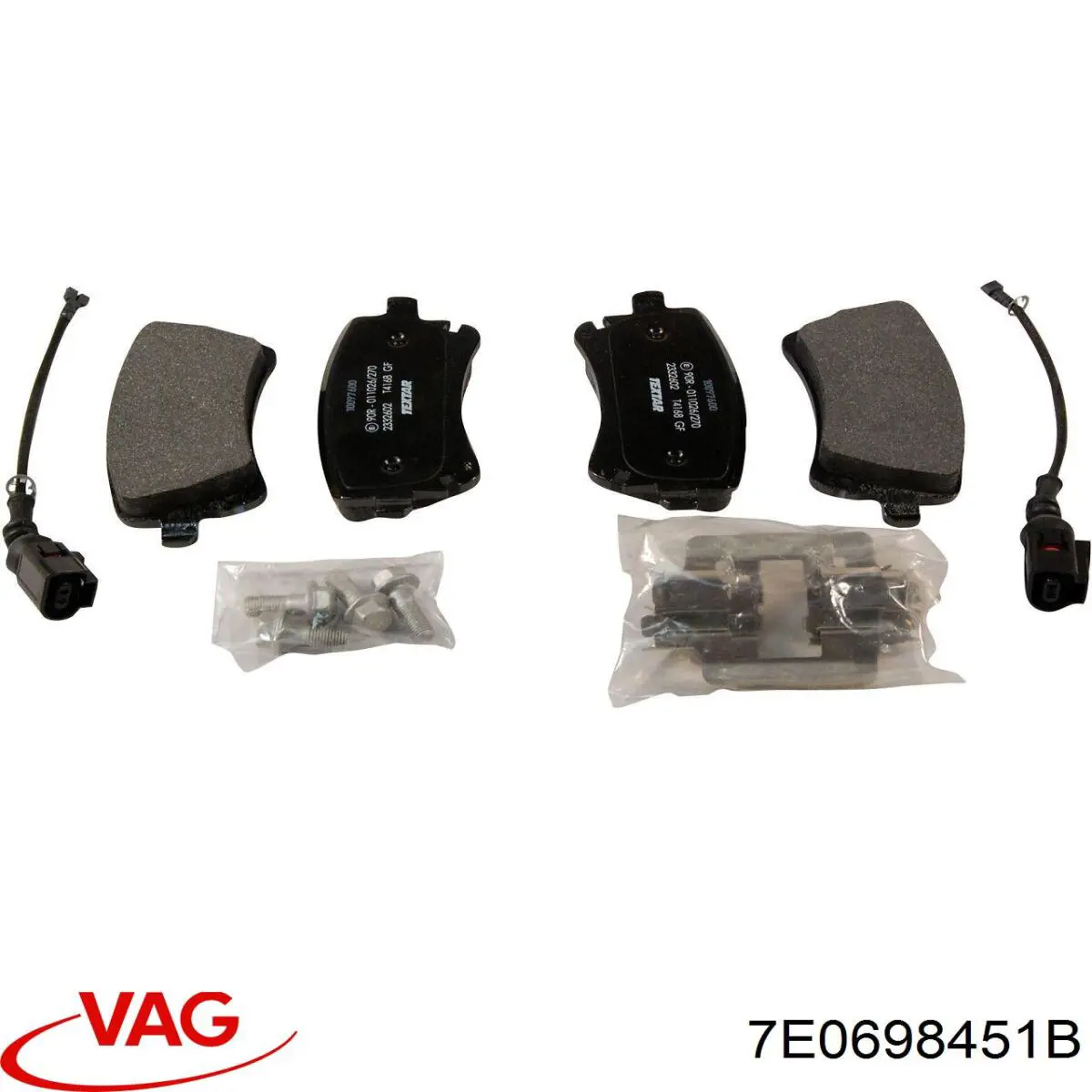 Pastillas traseras de freno VAG 7E0698451B precio, desde 30,21 EUR