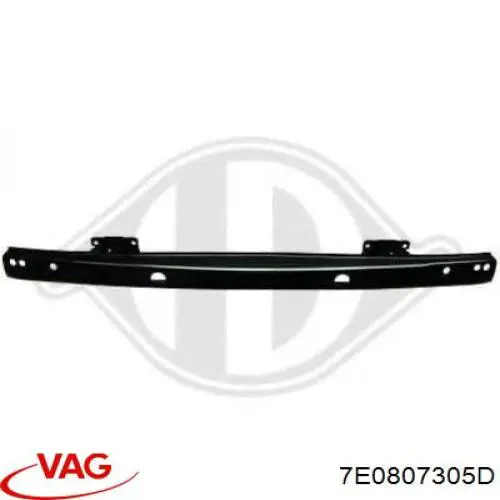 7E0807305D VAG refuerzo paragolpes trasero