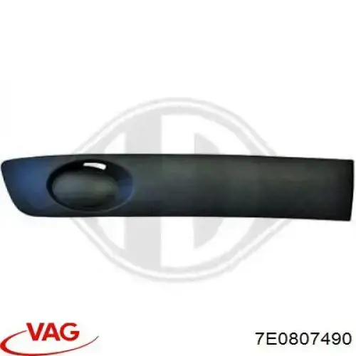 Tapa de rejilla de faro antiniebla delantero derecho VAG 7E0807490 precio, desde 19,30 EUR