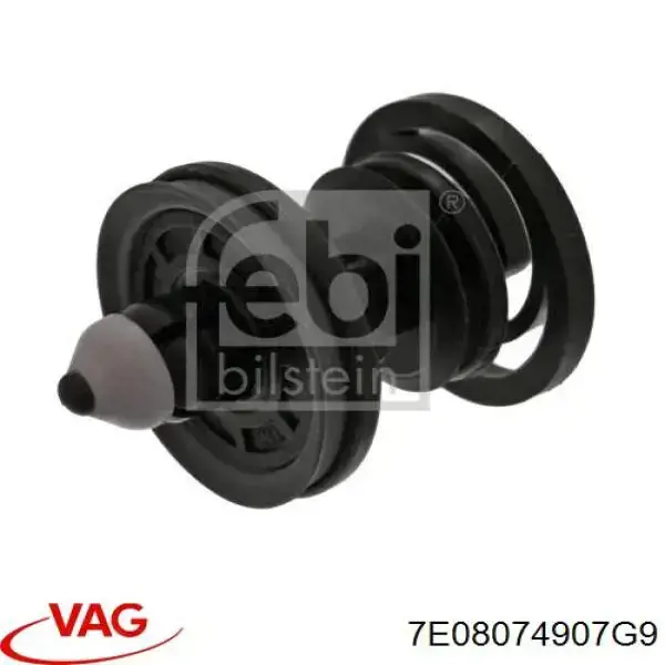 Comprar 7E08074907G9 VAG Tapa de rejilla de faro antiniebla delantero derecho