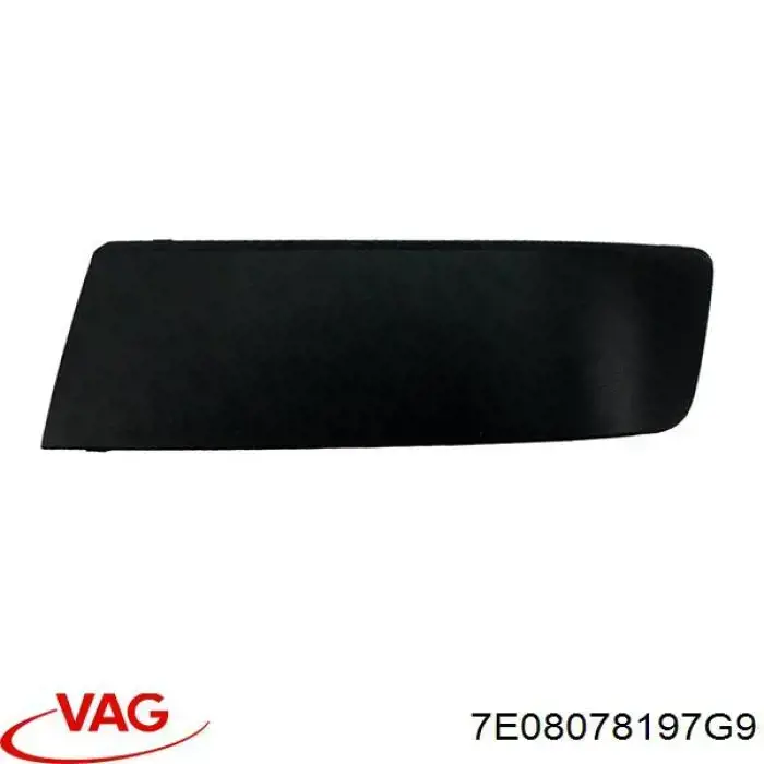 Moldura de parachoques delantera izquierda VAG 7E08078197G9 precio, desde 21,33 EUR