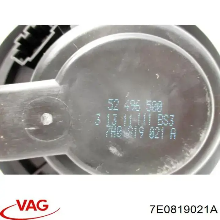 Motor del ventilador trasero del calefactor 7E0819021A VAG