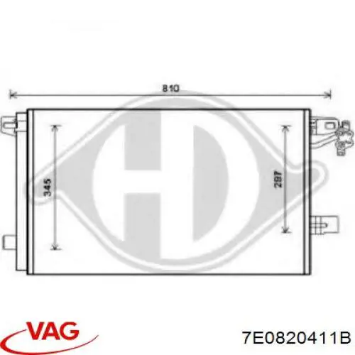 Condensador VAG 7E0820411B