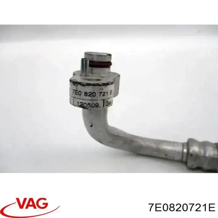 Manguera de aire acondicionado de compresor al condensador 7E0820721E VAG