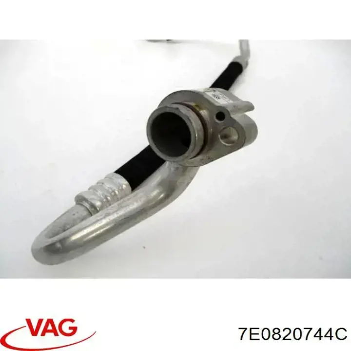 7E0820744C VAG tubería de baja / alta presión, aire acondicionado, de evaporador a compresor