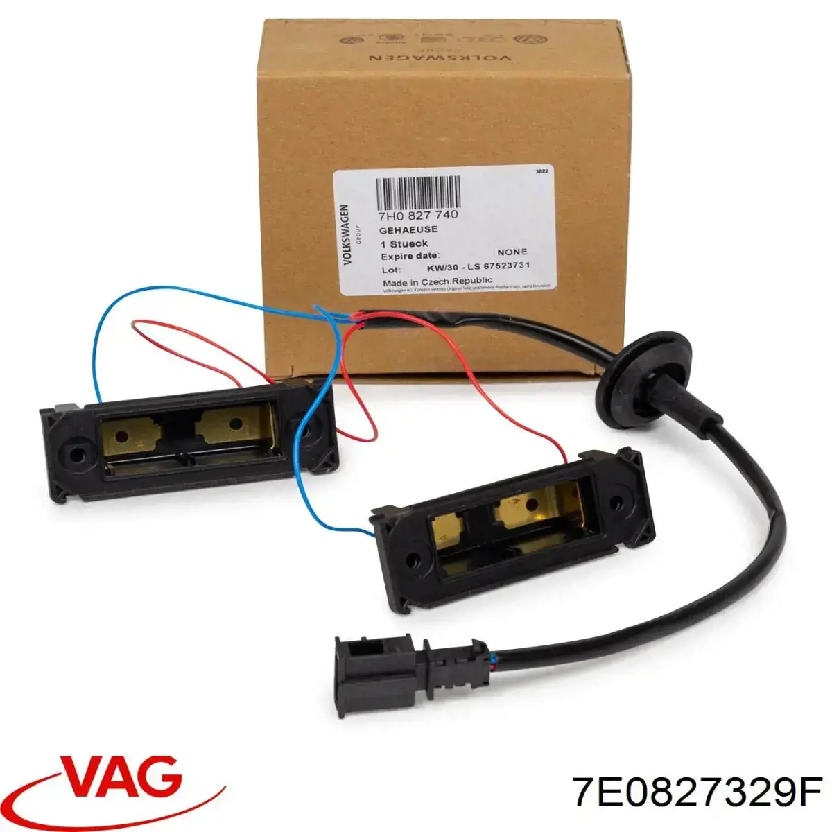Luces LED de matricula VAG 7E0827329F