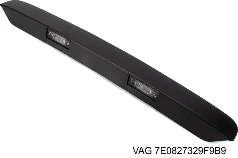 Luz matricula 7E0827329F9B9 VAG