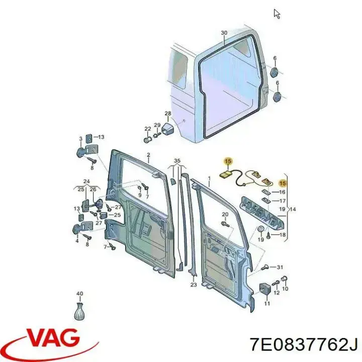 Comprar 7LA837762 VAG 
