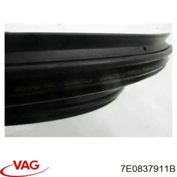 Junta de puerta delantera izquierda (en carrocería) 7E0837911B VAG