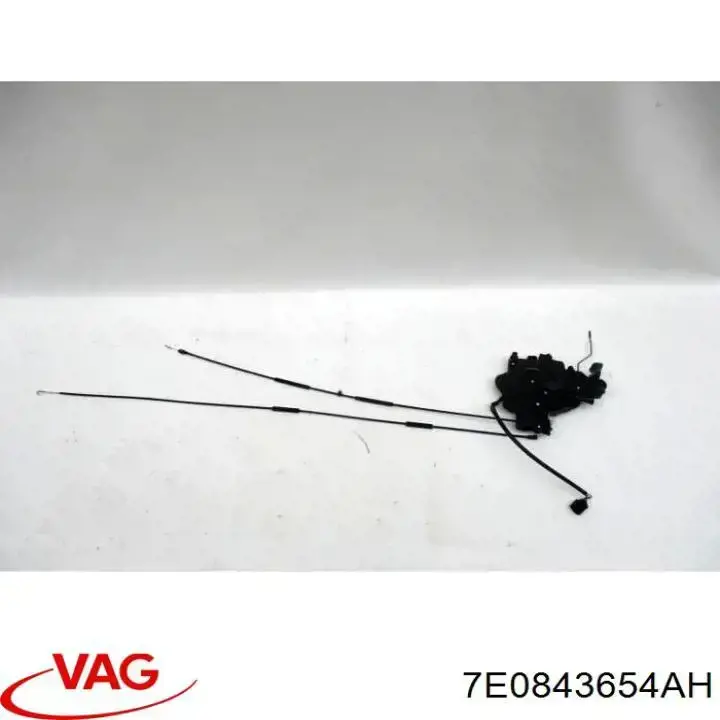 Cerradura de puerta lateral corrediza derecha 7E0843654AH VAG