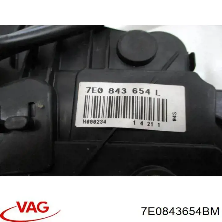 Cerradura de puerta lateral corrediza derecha VAG 7E0843654BM precio, desde 230,44 EUR