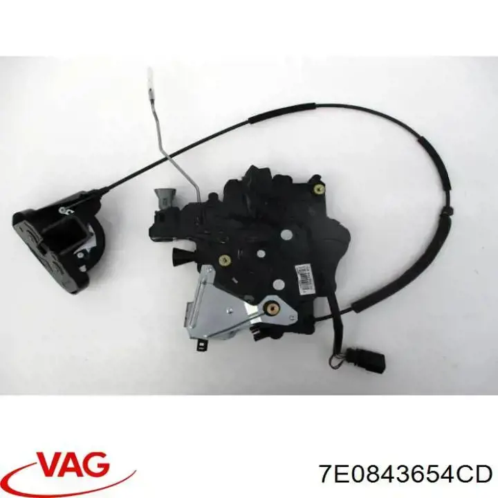 Cerradura de puerta lateral corrediza derecha VAG 7E0843654CD precio, desde 362,76 EUR
