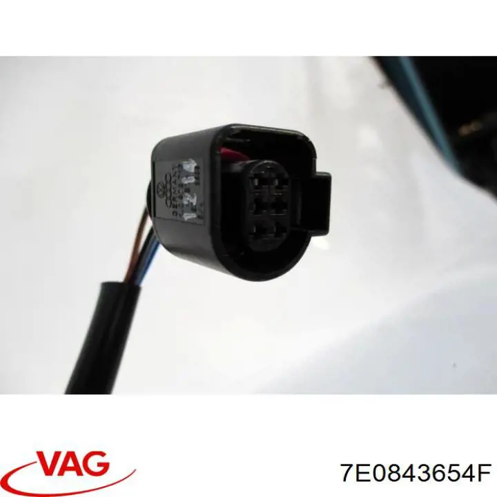Comprar 7E0843654F VAG Cerradura de puerta lateral corrediza derecha