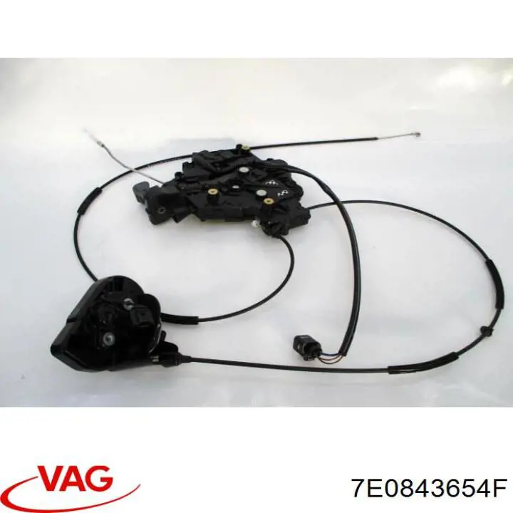 Cerradura de puerta lateral corrediza derecha VAG 7E0843654F precio, desde 99,49 EUR