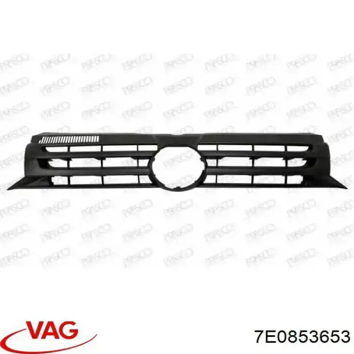 Rejilla delantera VAG 7E0853653 precio, desde 81,27 EUR