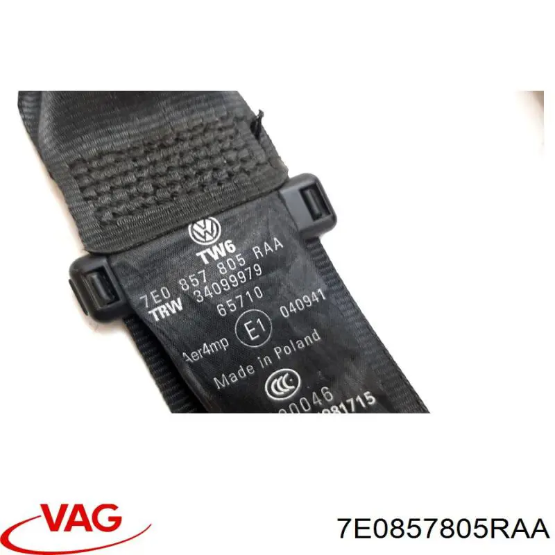 Cinturón de seguridad delantero izquierdo VAG 7E0857805RAA precio, desde 62,44 EUR