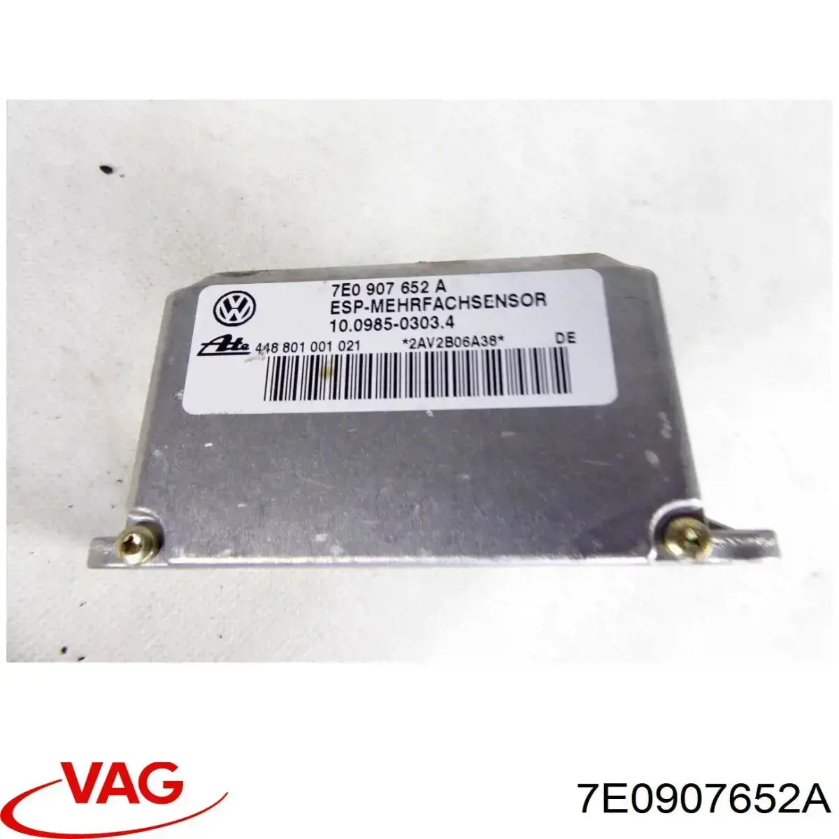 Sensor de aceleración lateral (ESP) VAG 7E0907652A precio, desde 39,20 EUR