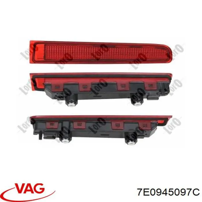 Comprar 7H0945097C VAG Luz de freno trasera adicional 