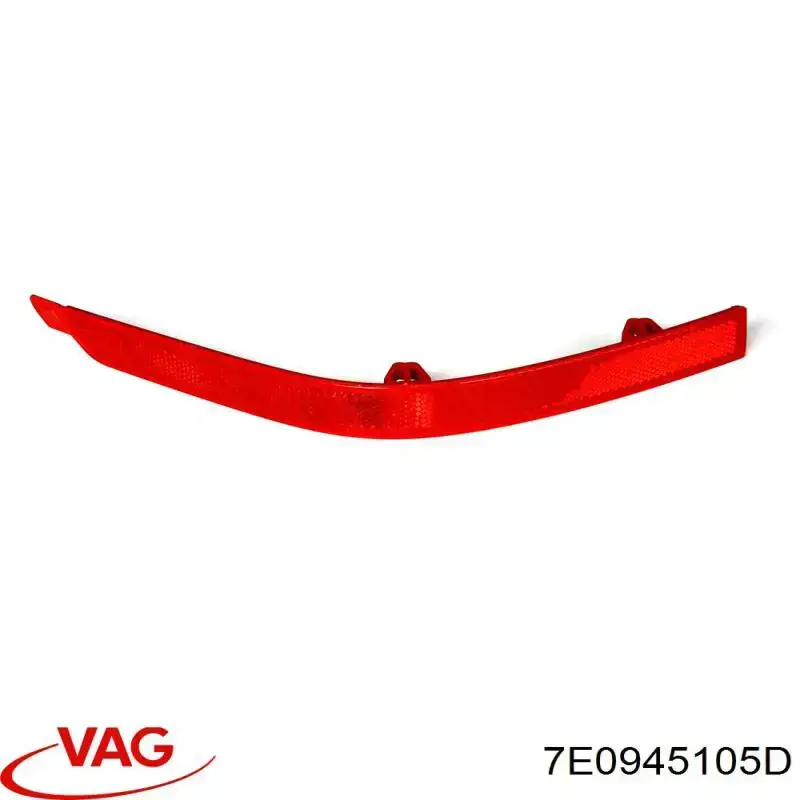 Reflector trasero izquierdo del parachoques VAG 7E0945105D precio, desde 14,94 EUR