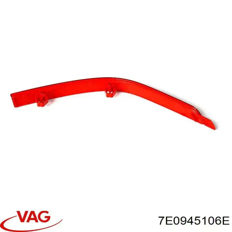 Reflector, paragolpes trasero, derecho VAG 7E0945106E