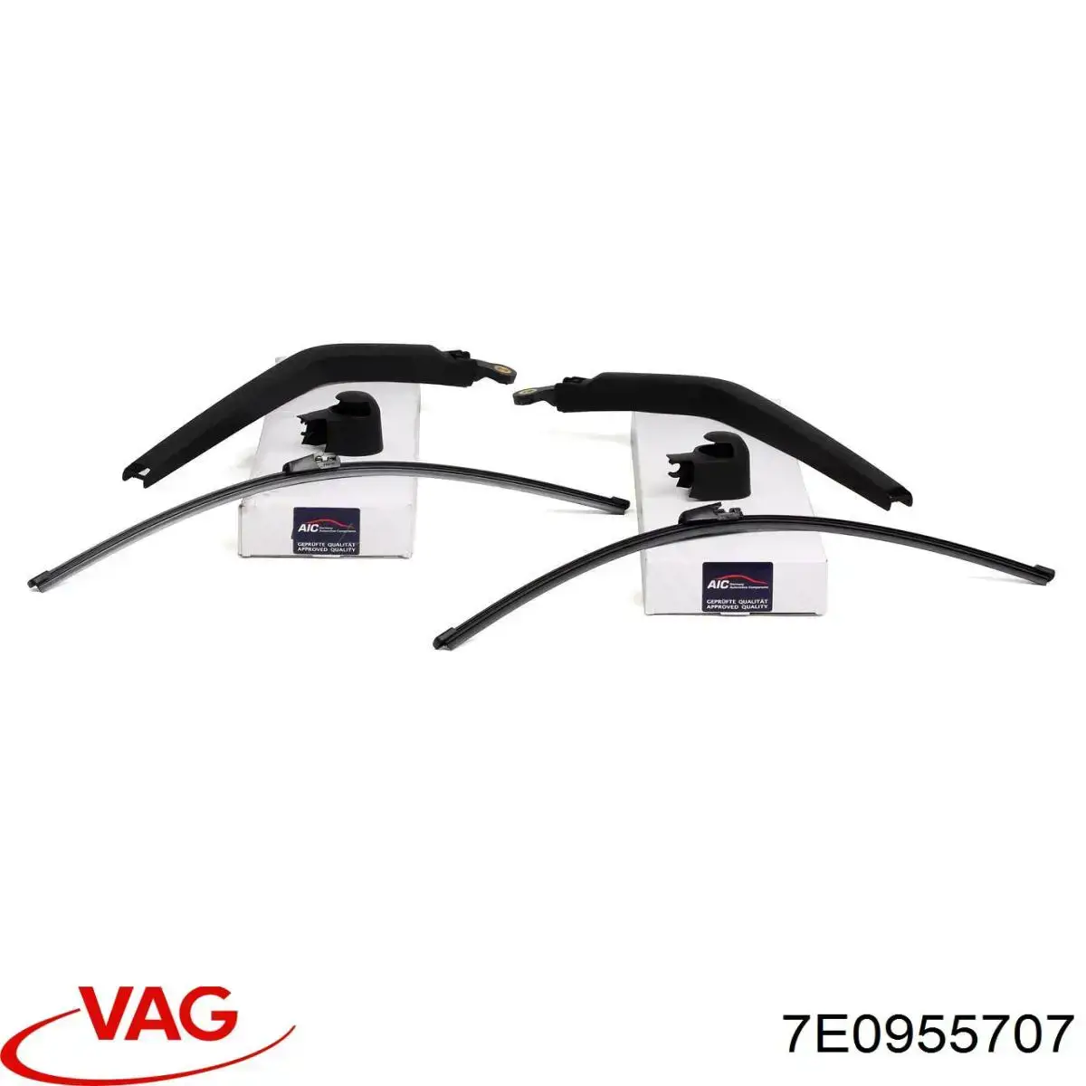 Comprar 7E0955707 VAG Brazo del limpiaparabrisas, trasero