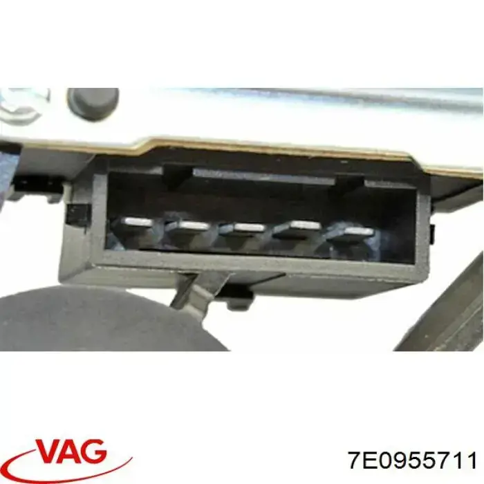 7E0955711 VAG motor limpiaparabrisas luna trasera