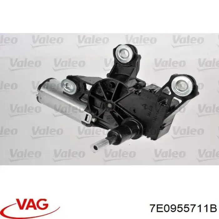 Motor limpiaparabrisas, trasera 7E0955711B VAG