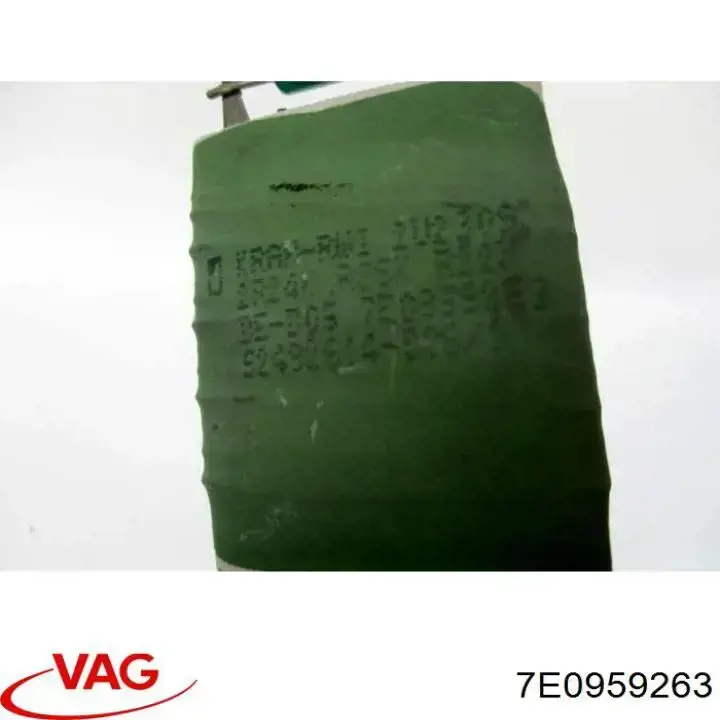 Resistencia del motor del ventilador del aire acondicionado VAG 7E0959263 precio, desde 35,40 EUR