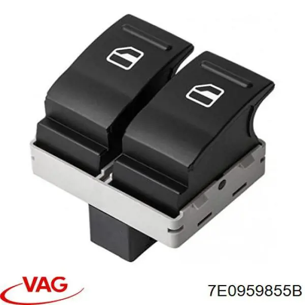 7E0959855B VAG Unidad de control de elevalunas delantera izquierda
