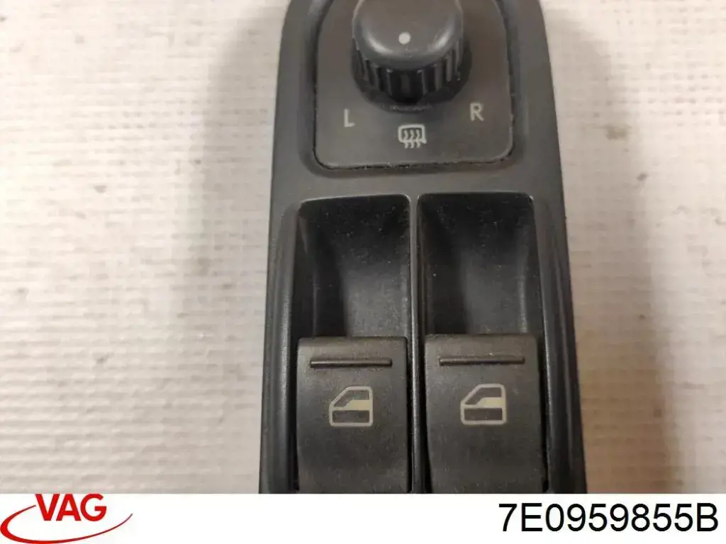 Interruptor de elevalunas delantera izquierda 7E0959855B VAG