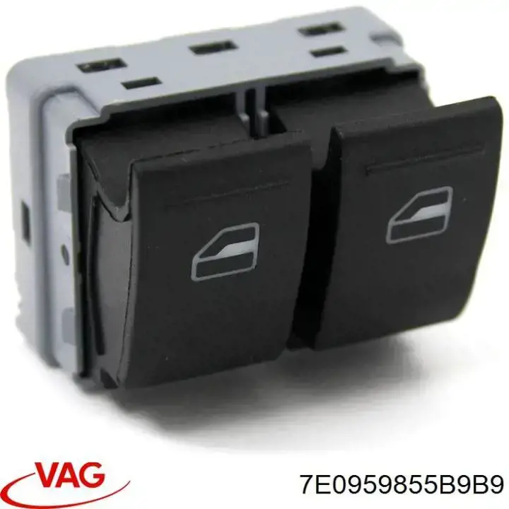 Comprar 7E0959855B9B9 VAG Interruptor de elevalunas delantera izquierda