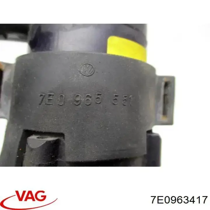 7E0963417 VAG bomba de agua, adicional eléctrico