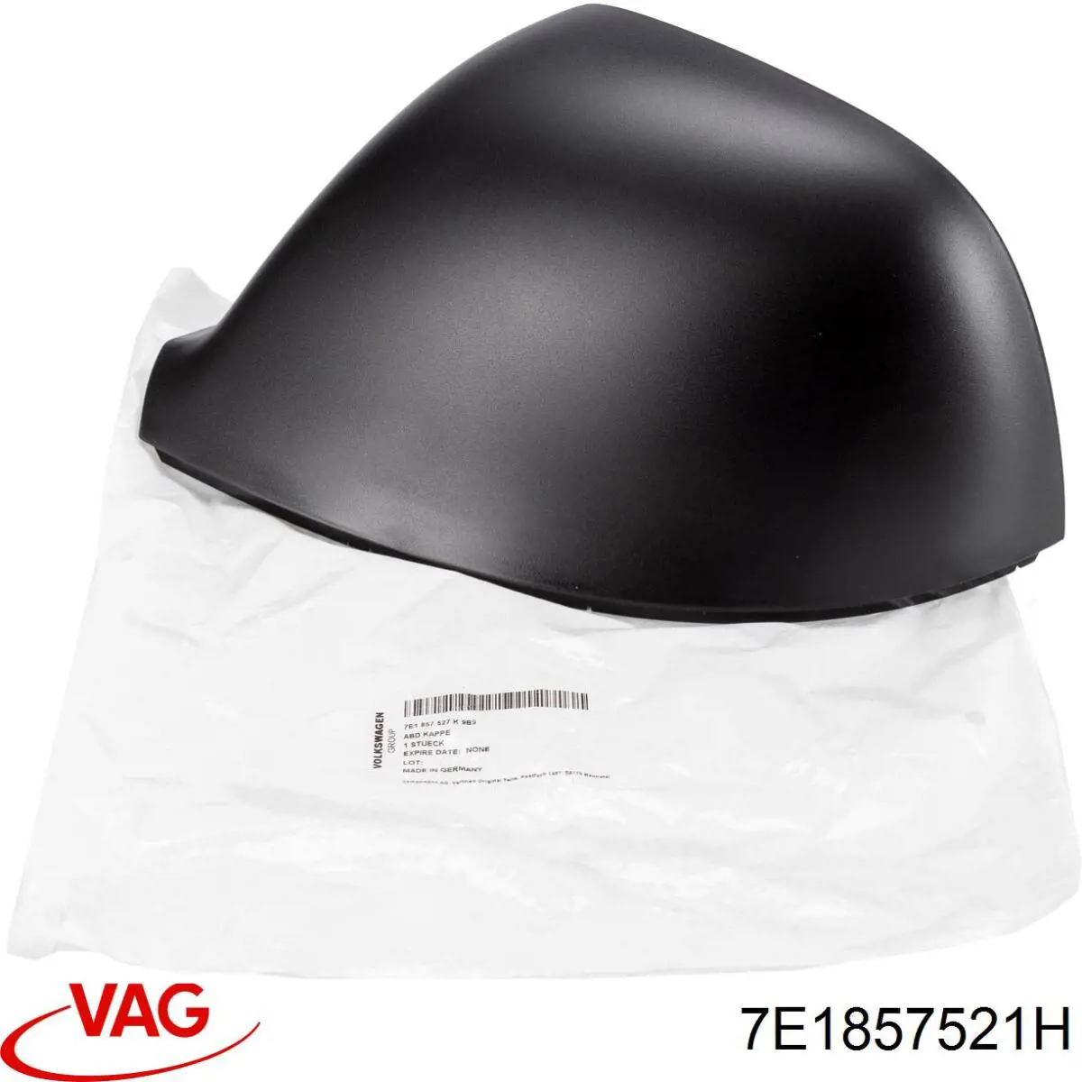 Cristal de espejo retrovisor exterior izquierdo 7E1857521AM VAG