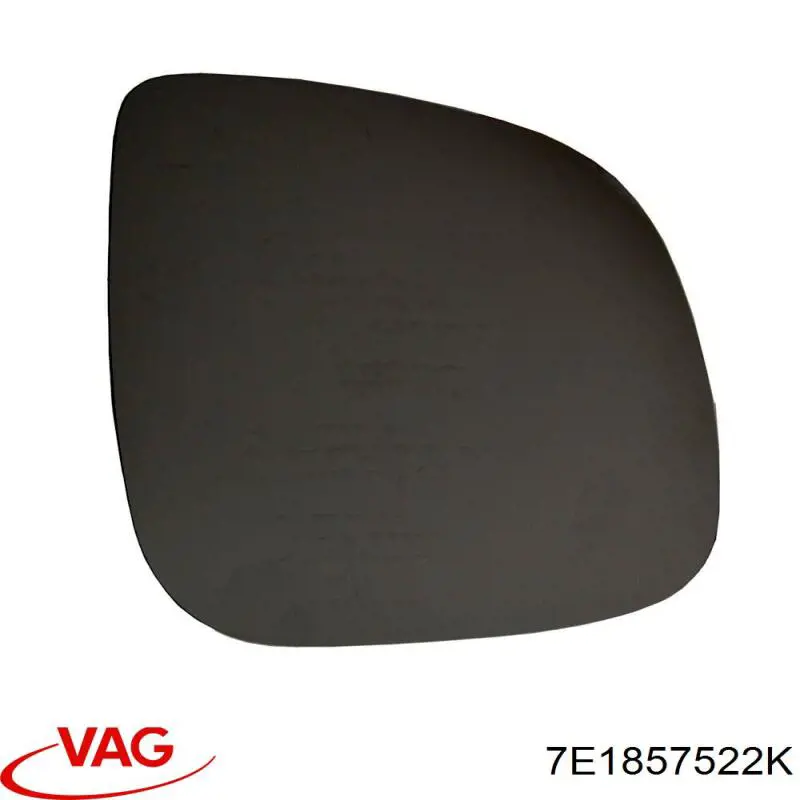 7E1857522K VAG cristal de espejo retrovisor exterior derecho