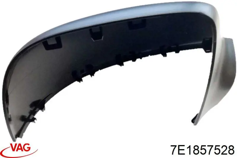 Cubierta de espejo retrovisor derecho VAG 7E1857528
