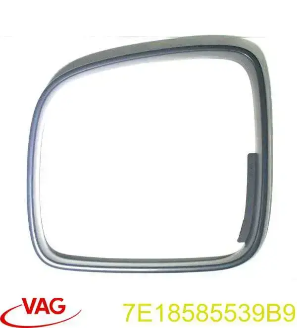 7E18585539B9 VAG cubierta de espejo retrovisor izquierdo