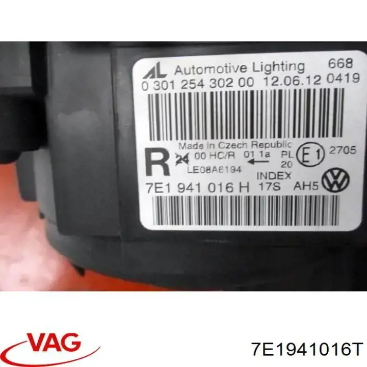 Comprar 7E1941016T VAG Faro derecho