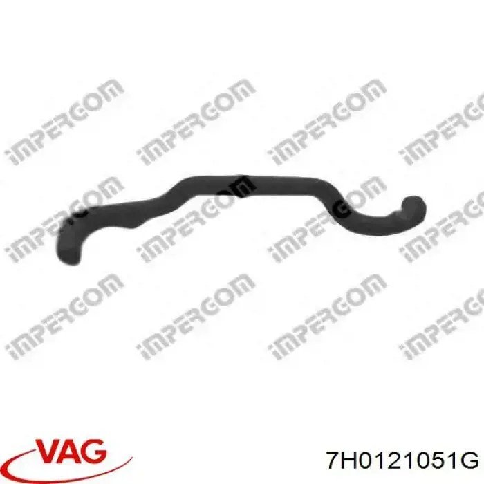 Comprar 7H0121051G VAG Manguera inferior del radiador