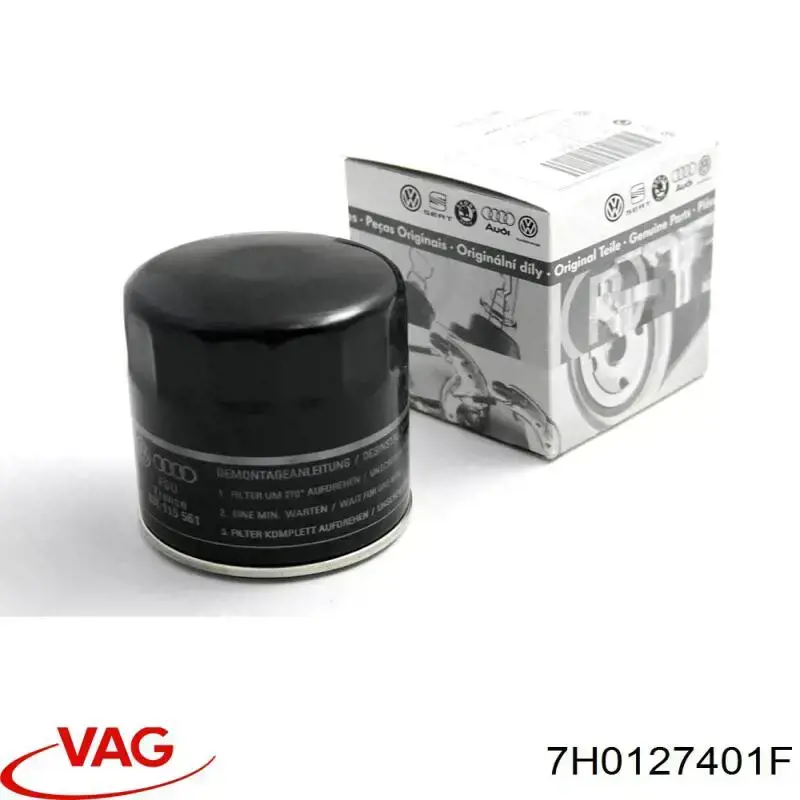 Filtro de combustible 7H0127401F VAG