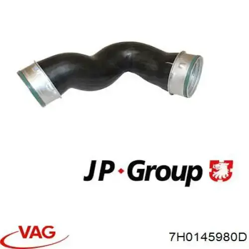7H0145980D VAG tubo flexible de aspiración, cuerpo mariposa