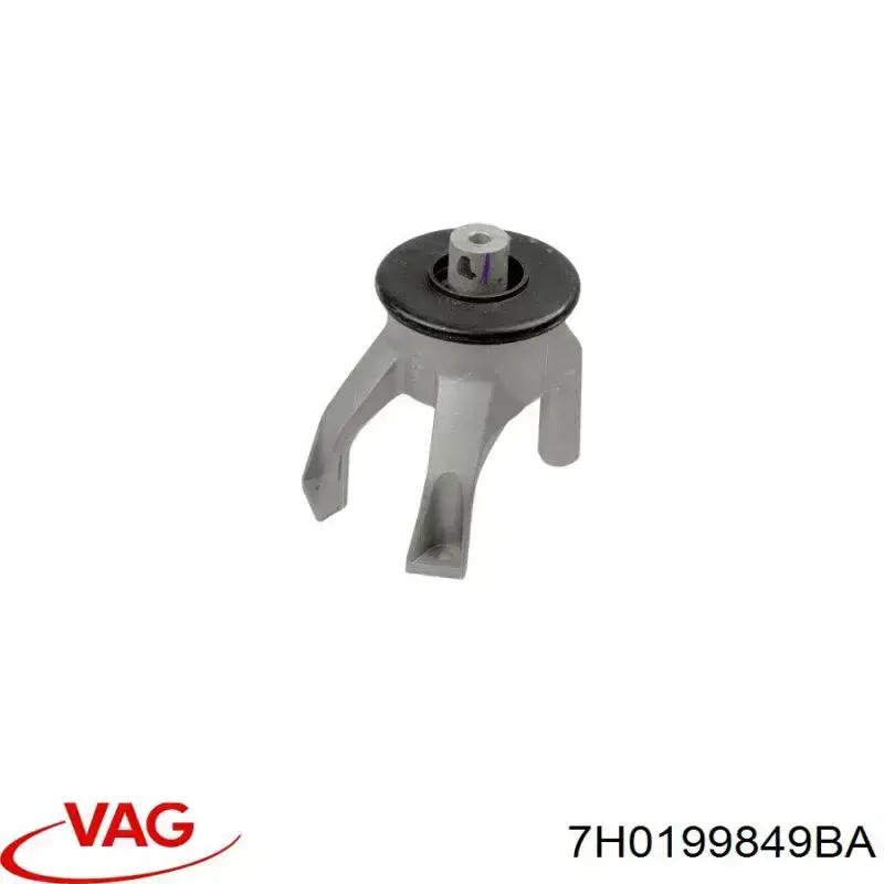 7H0199849BA VAG soporte de motor trasero