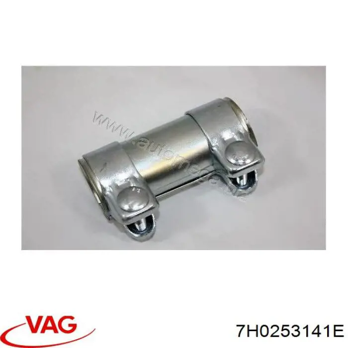 Abrazadera de sujeción delantera 7H0253141E VAG